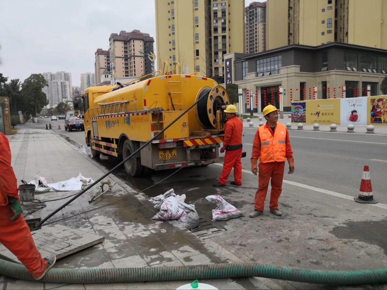 淮滨排污管道清淤-管道清洗